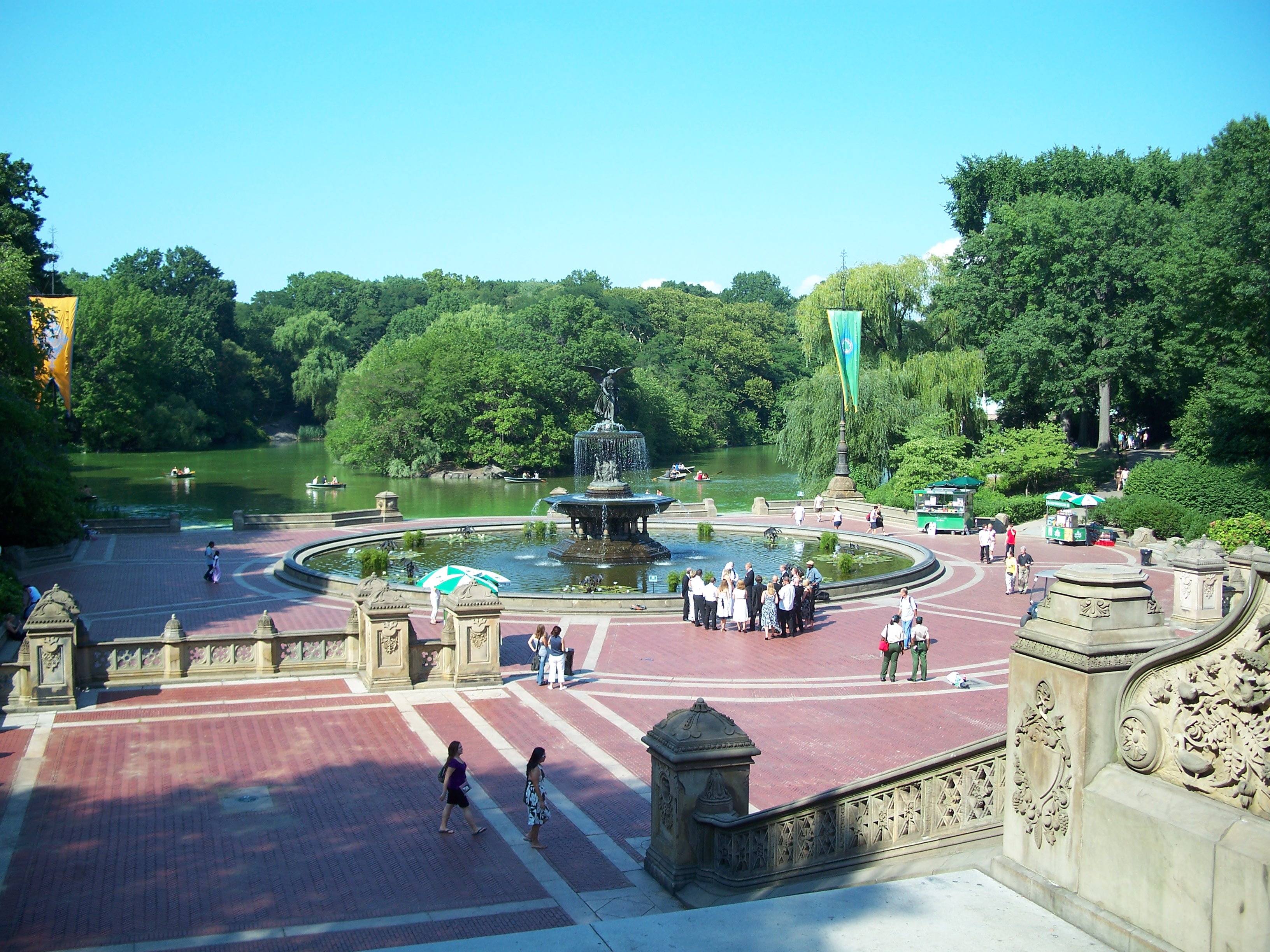 Central Park's Bethesda Terrace Vandalized - Gothamist