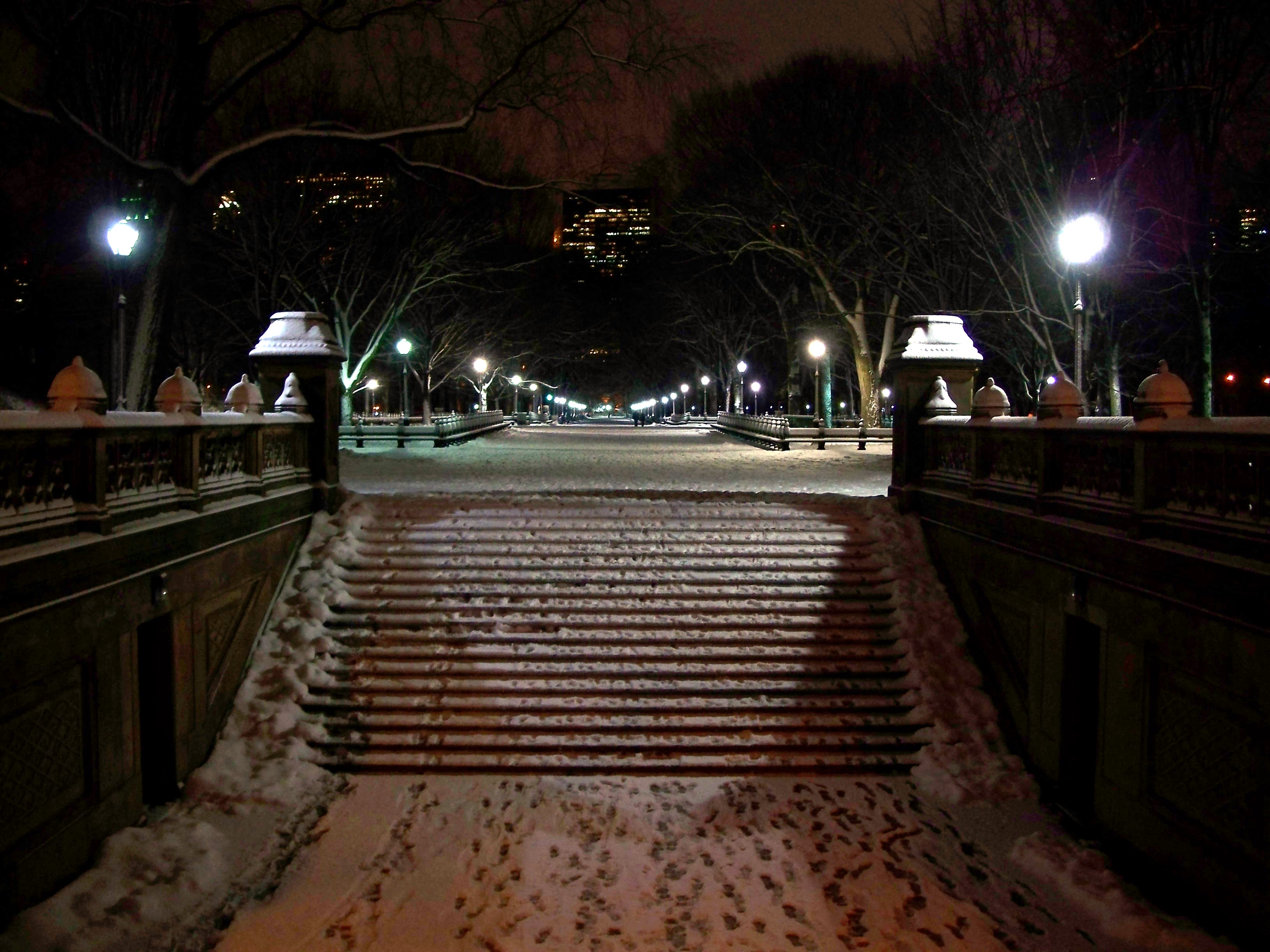 Bethesda Terrace at Night, Central Park Stock Photo - Image of midtown,  evening: 50867754