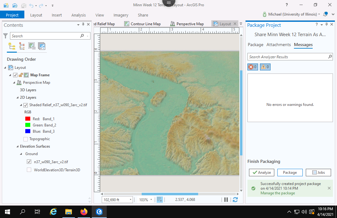 Visualizing Terrain In Arcgis Pro