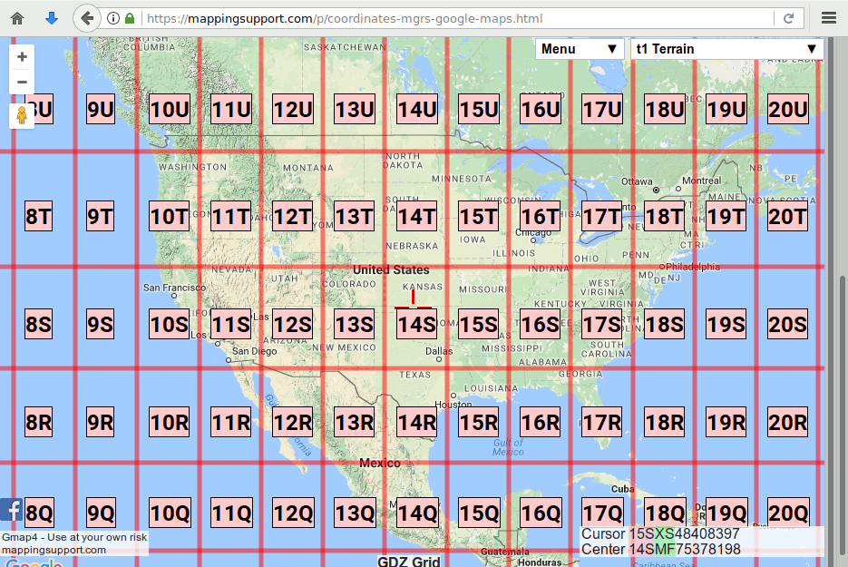 Map Coordinates