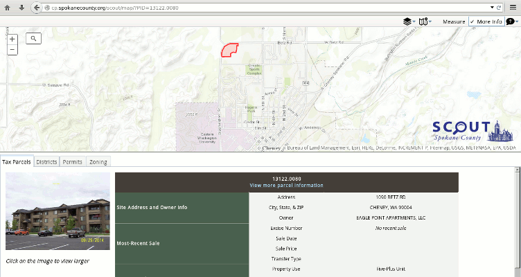 Spokane County SCOUT Map